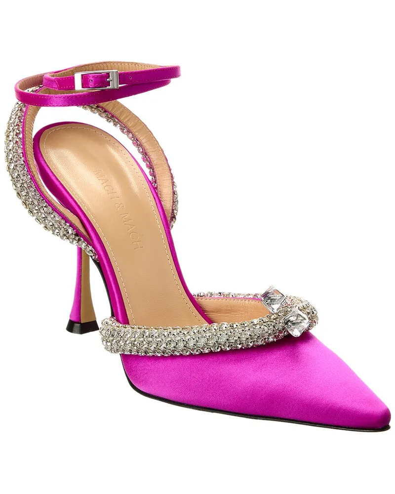 Mach & Mach Georgia Satin Pump Pink