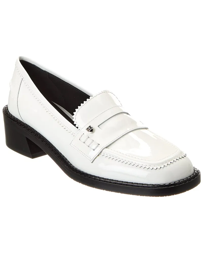 Bally Elly 35 Patent Loafer White