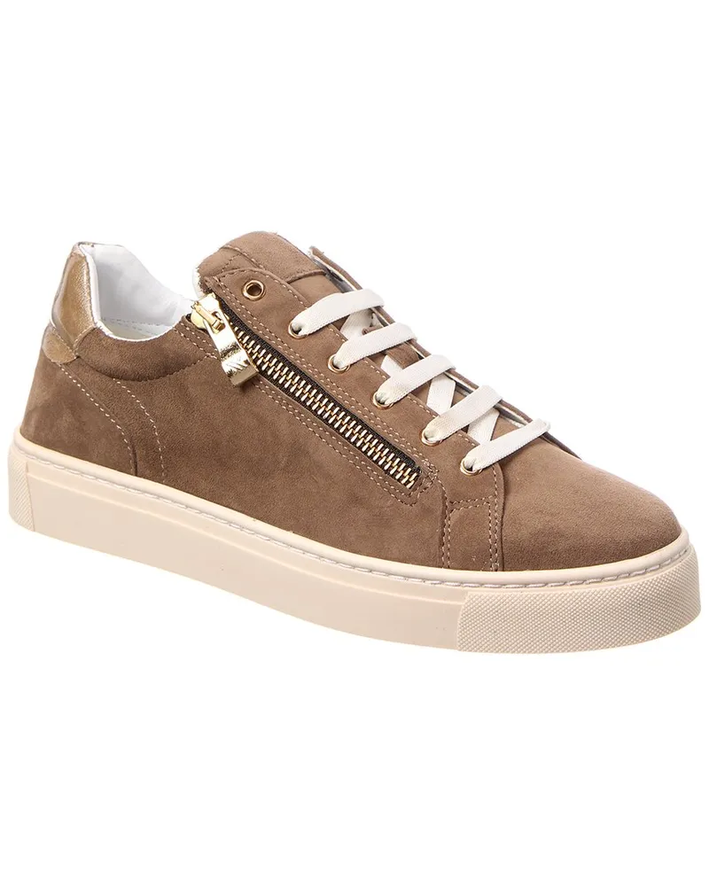 The FLEXX Carmela Leather & Suede Sneaker Beige
