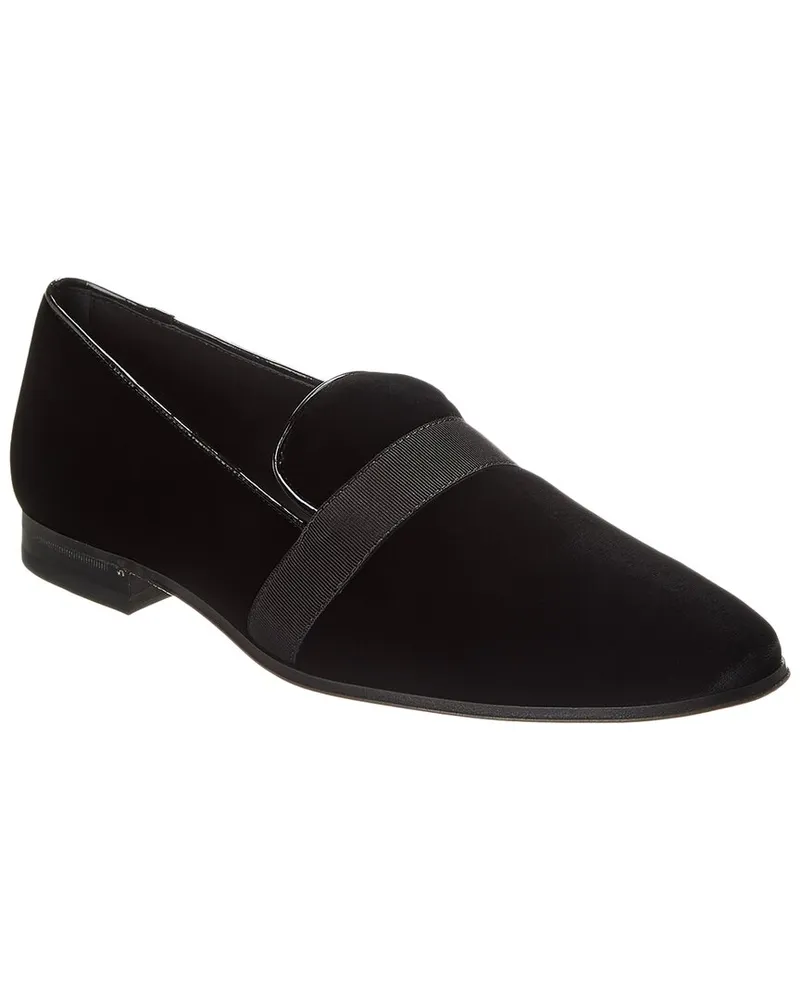 TOD'S Velvet Loafer Black