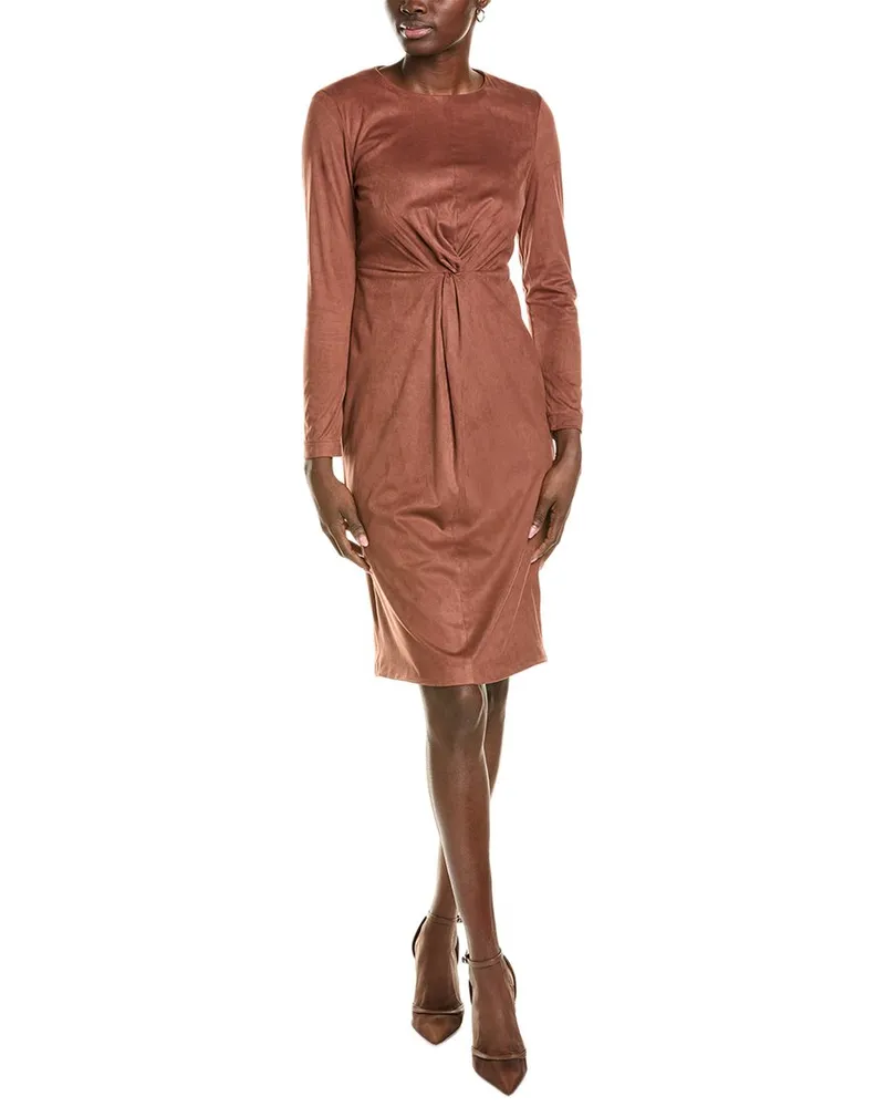 Nicole Miller Sheath Dress Brown