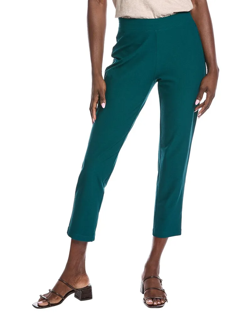 Eileen Fisher Petite Slim Ankle Pant Blue