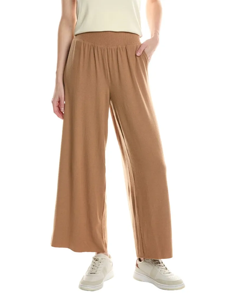 Michael Stars Ennis Wide Leg Pant Brown