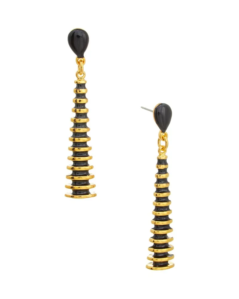 Kenneth Jay Lane Plated Dangle Earrings Nocolor