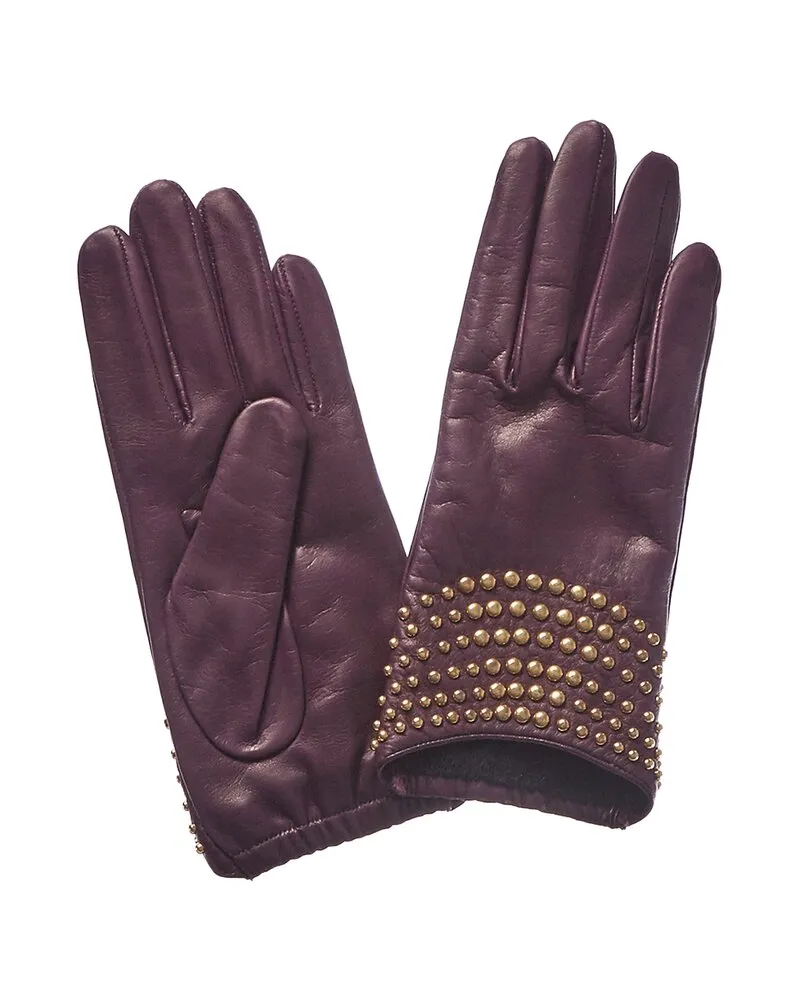 portolano  Women's Leather Gloves Red