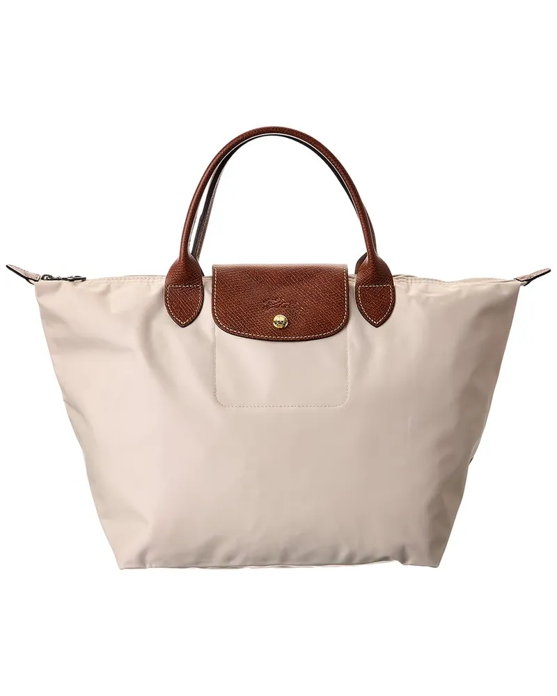 Longchamp Le Pliage Original Medium Nylon Bag Beige