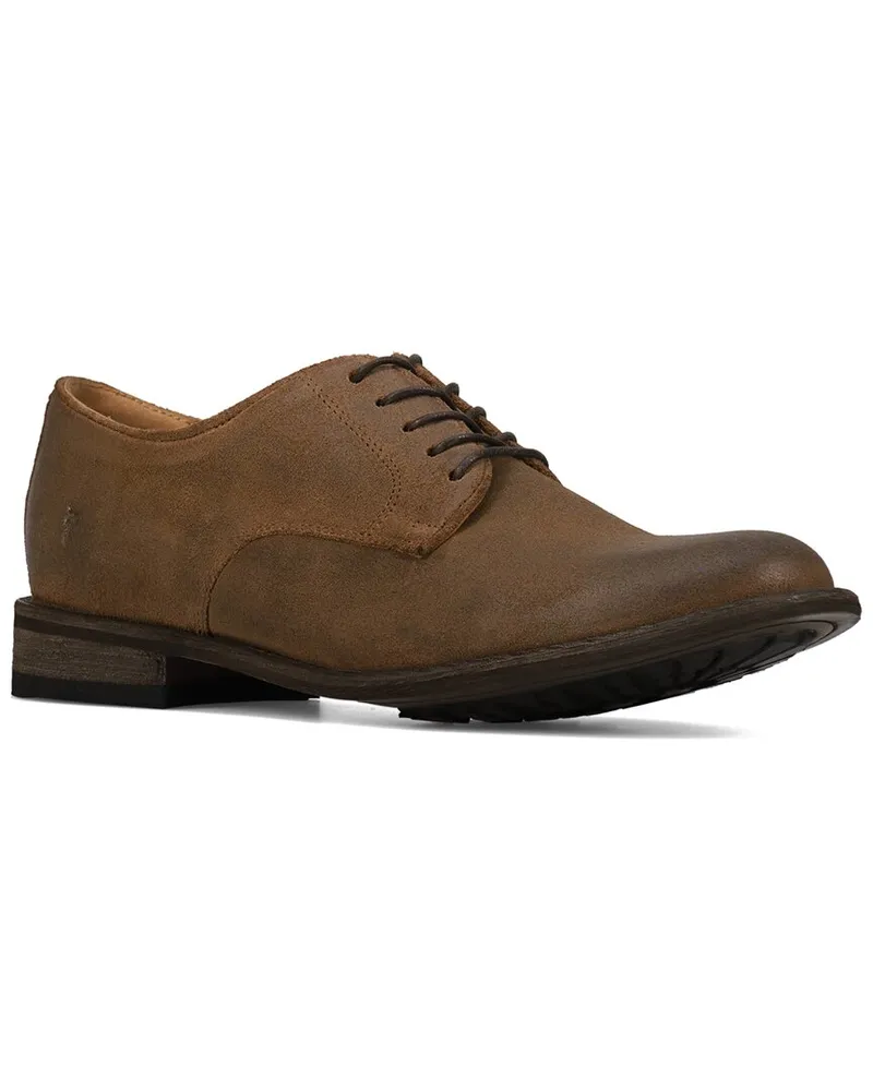 Frye Tyler Flex Suede Oxford Brown