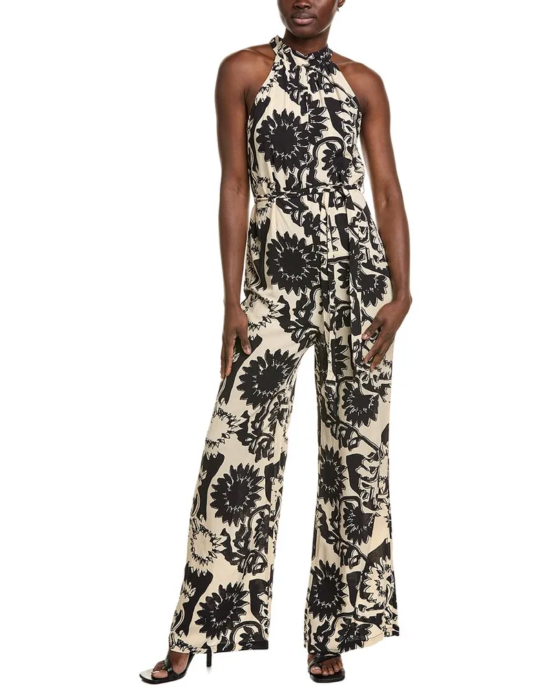 ba&sh Finn Linen-Blend Jumpsuit Black