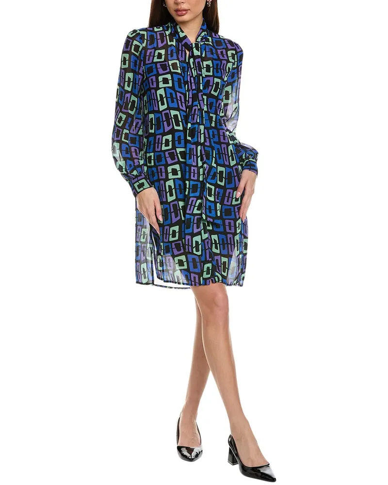 Diane von Furstenberg Prue Shirtdress Purple