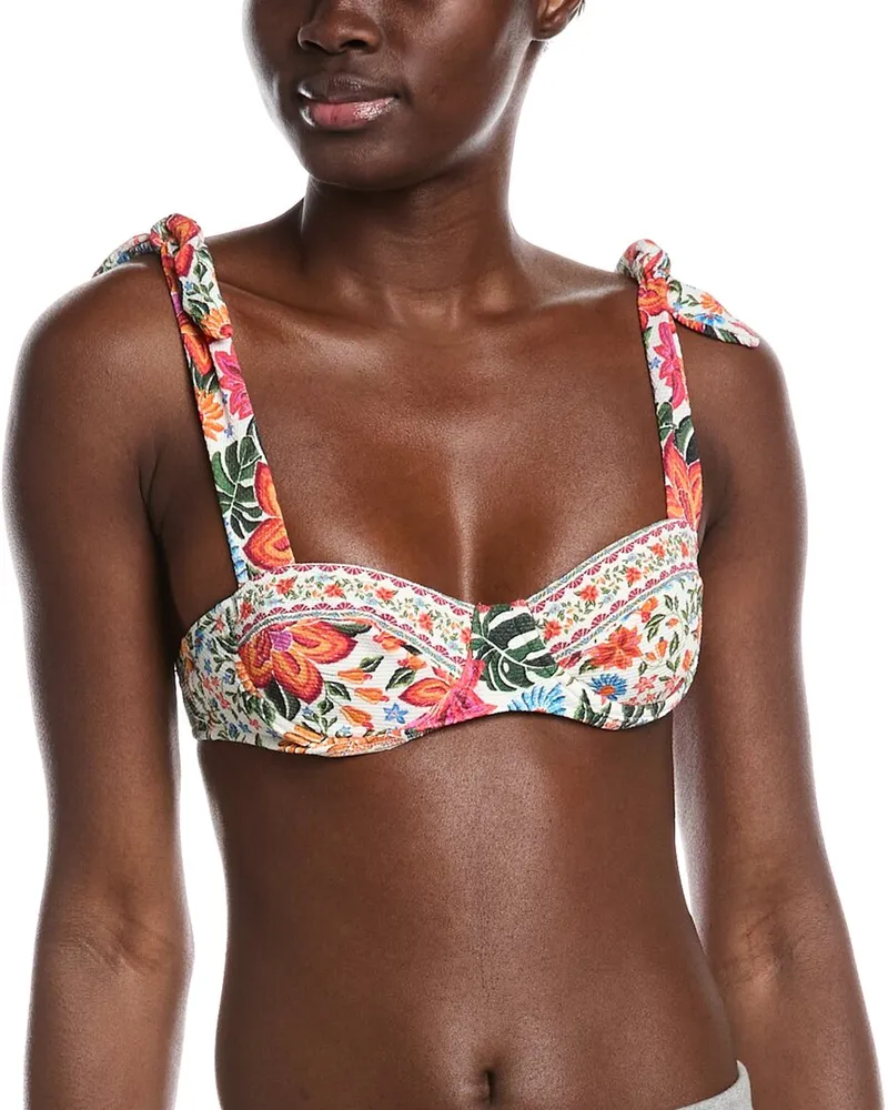 FARM Rio Bloom Garden Underwire Bikini Top Pink