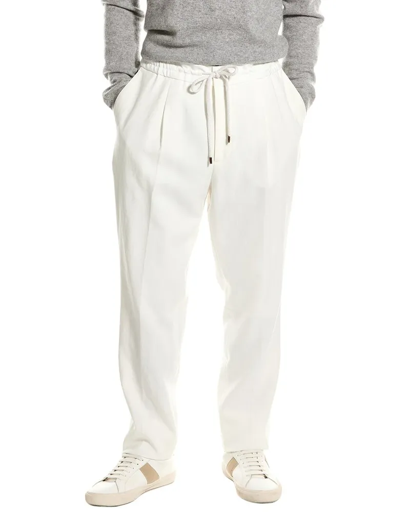 Brunello Cucinelli Linen Pant Nocolor
