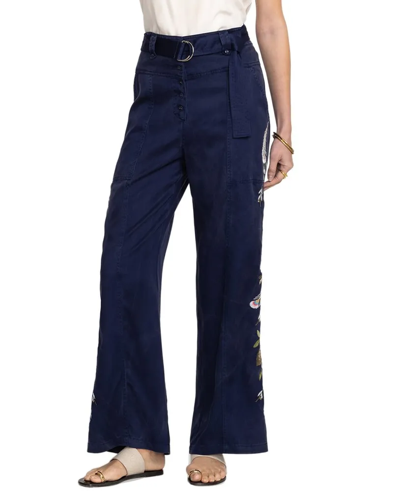 Johnny Was Amika Belted Wide Leg Pant Nocolor