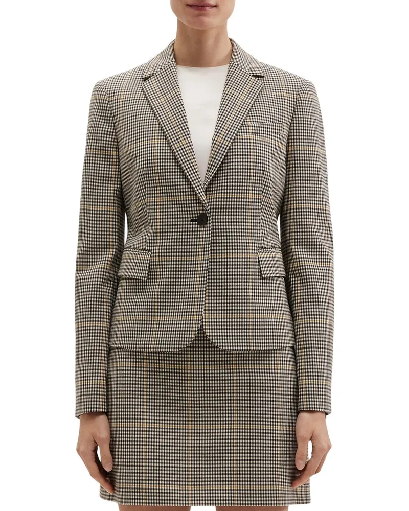 Theory Shrunken Blazer O.Dale Wool-Blend Blazer Nocolor