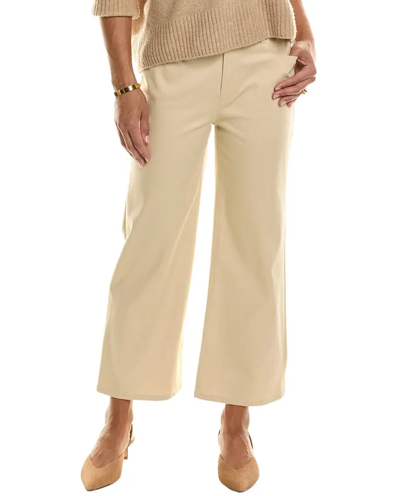 Elie Tahari Wide Leg Pant Beige