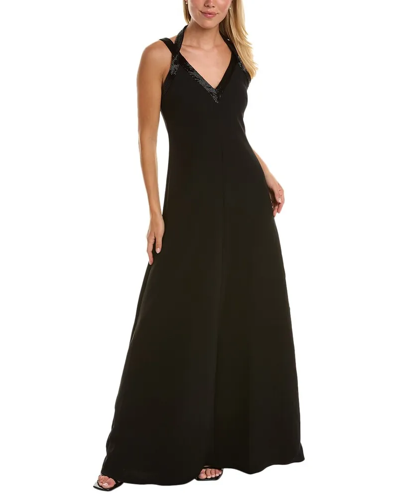 Halston Allison Gown Black