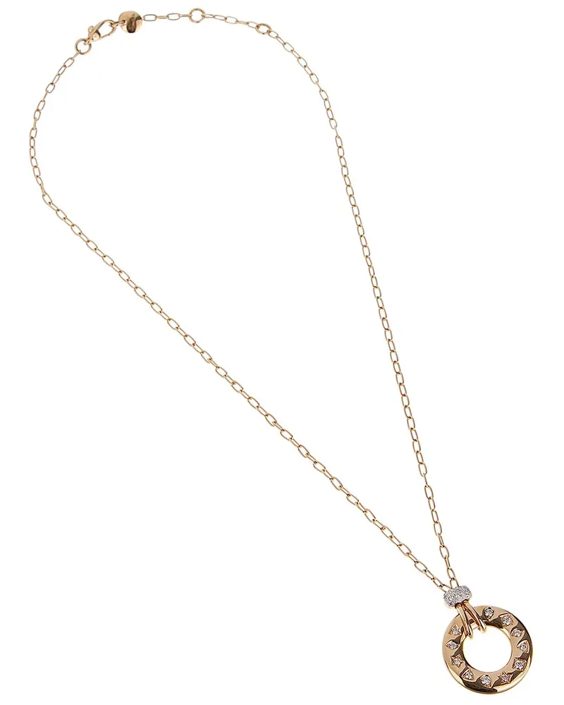 Pomellato 18K 0.30 ct. tw. Diamond Necklace Nocolor
