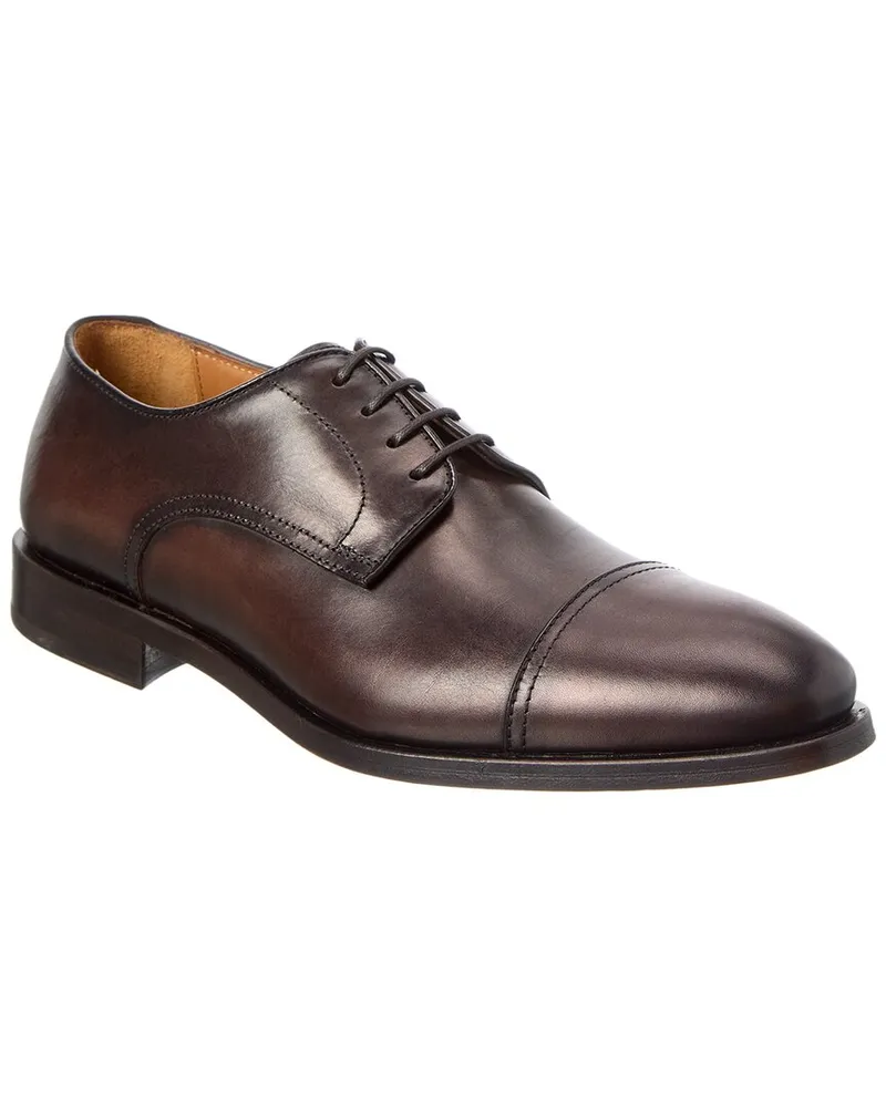 Antonio Maurizi Cap Toe Leather Oxford Brown