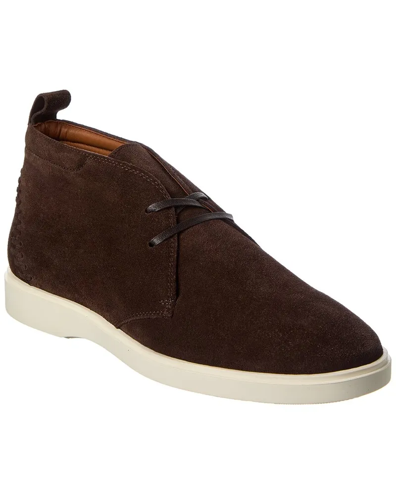 Aquatalia Florian Suede Sneaker Nocolor