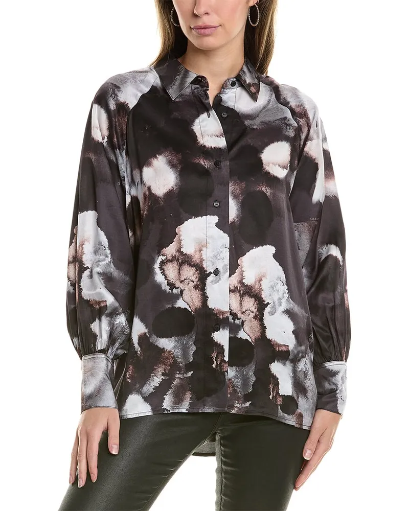 AllSaints Oana Shirt Grey