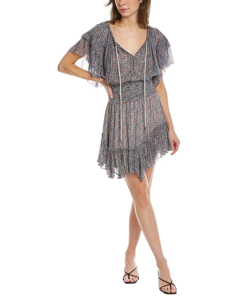 Isabel Marant Étoile Florise Mini Dress Blue
