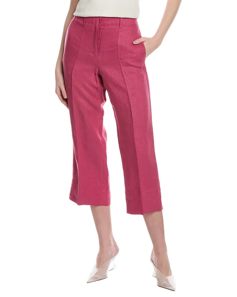 Max Mara S  Rebecca Linen Trouser Purple
