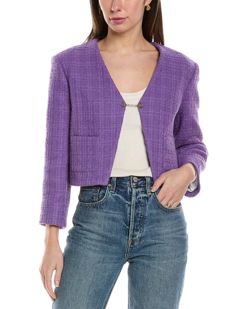 Maje Suit Blazer Purple