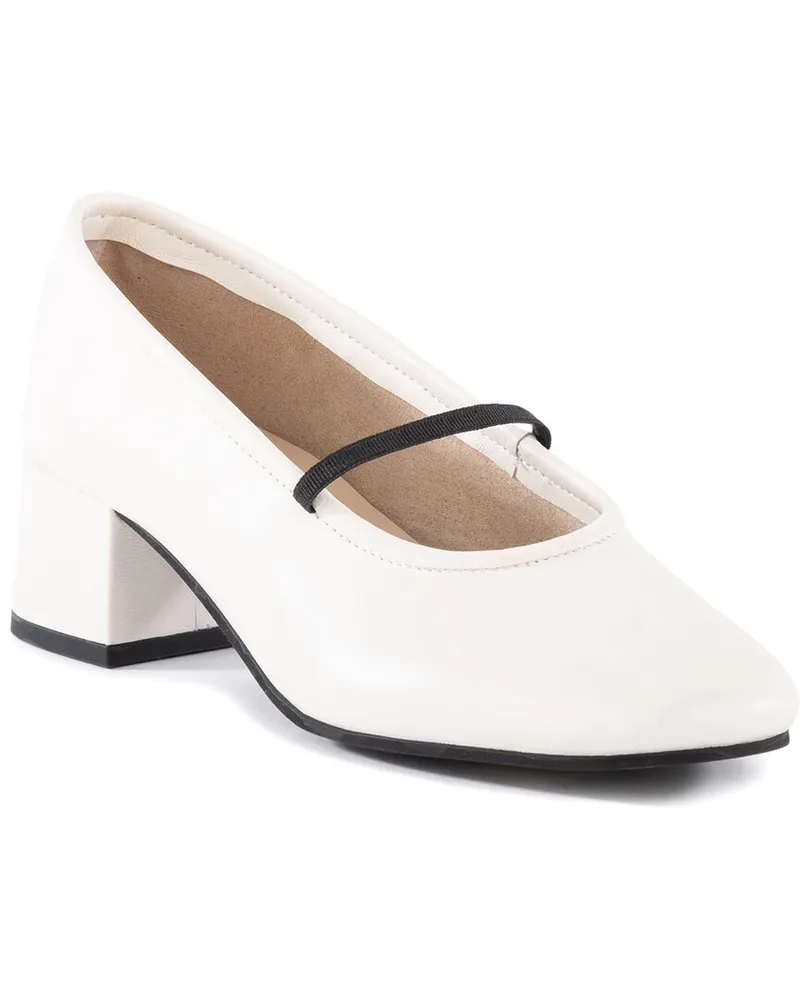 Seychelles Dusk To Dawn Leather Pump White