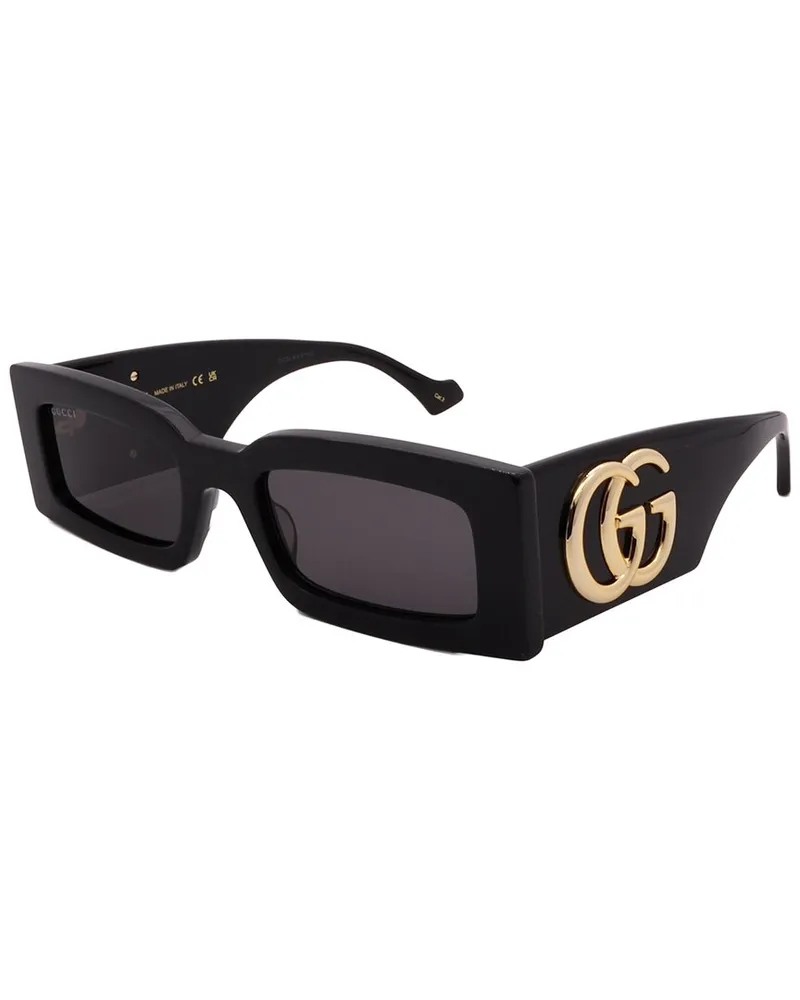 Gucci Unisex GG1425S 53mm Sunglasses Black
