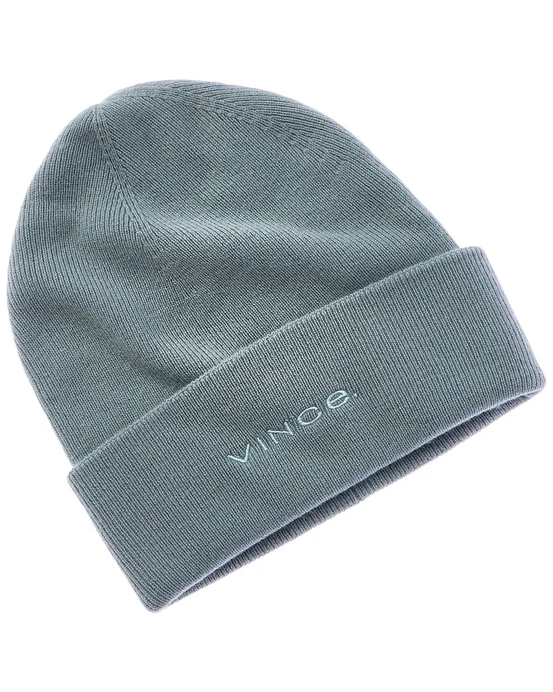 Vince Fine Rib Double Layer Cuff Wool & Cashmere-Blend Hat Nocolor
