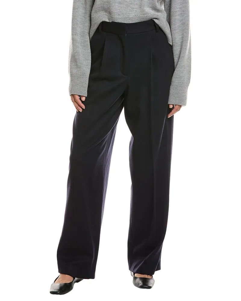 Officine Generale Officine Generale New Sophie Wool & Cashmere-Blend Pant Blue