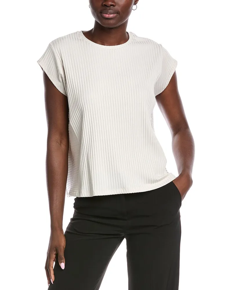 Eileen Fisher Round Neck Top White