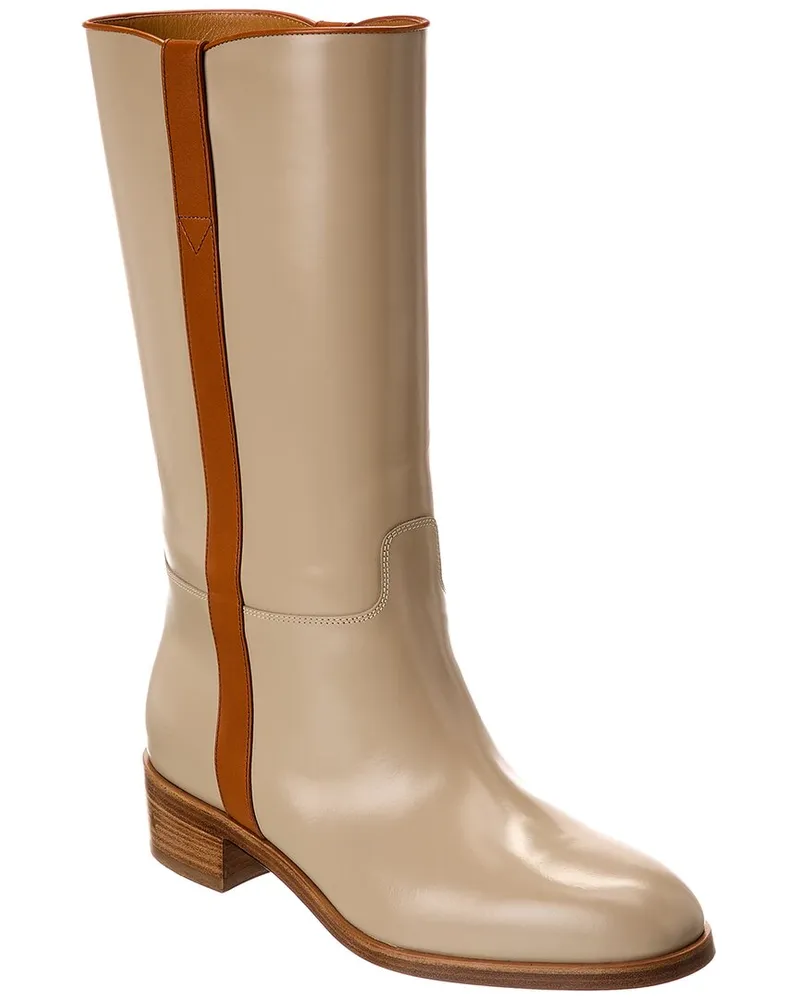 Gucci Leather Boot Beige