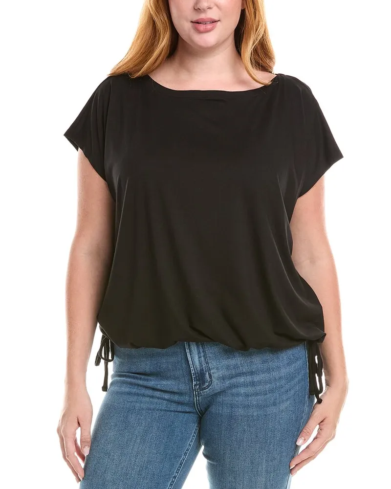 Eileen Fisher Square Neck Top Black
