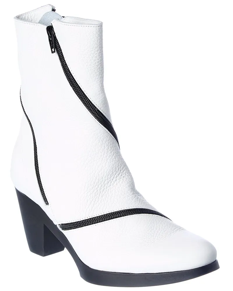 Arche Divzyp Leather Bootie White