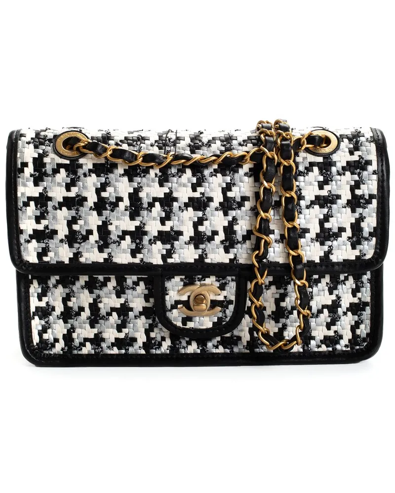 Chanel Black Canvas Medium Single Flap Bag, NWT (Authentic Pre-Loved Nocolor