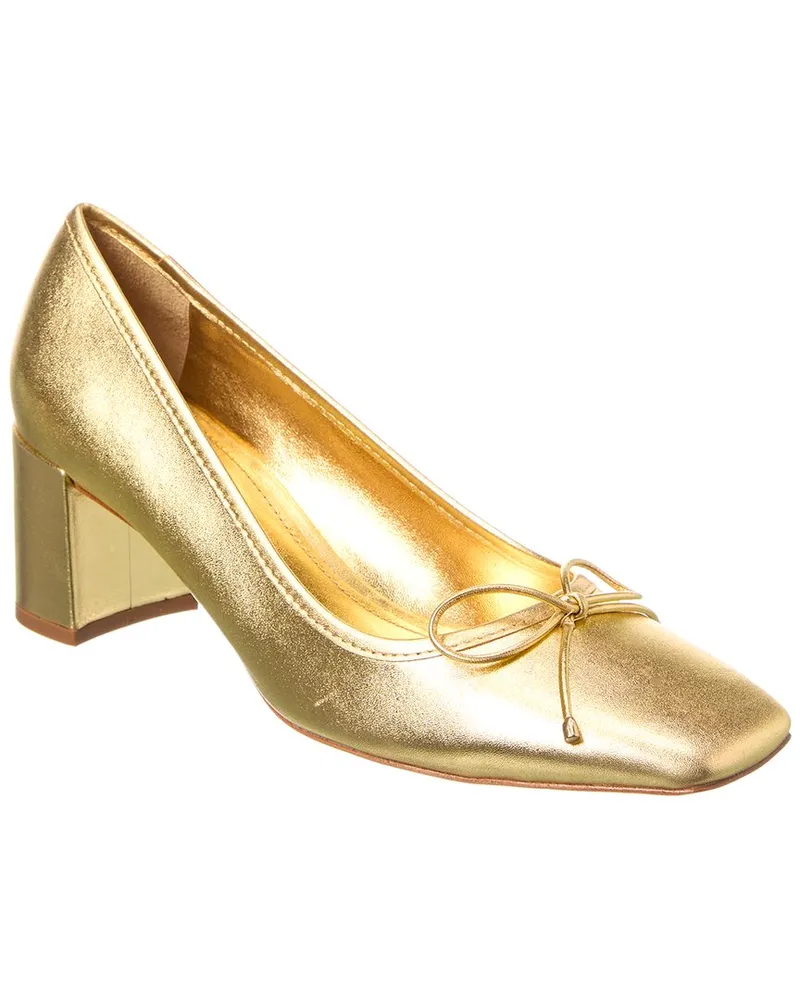 Schutz Arissa Block Leather Pump Nocolor