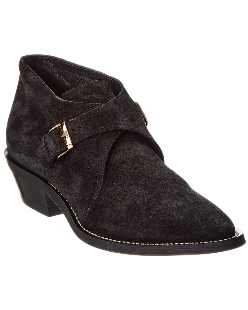 TOD'S TOD’s Gomma Suede Bootie Grey