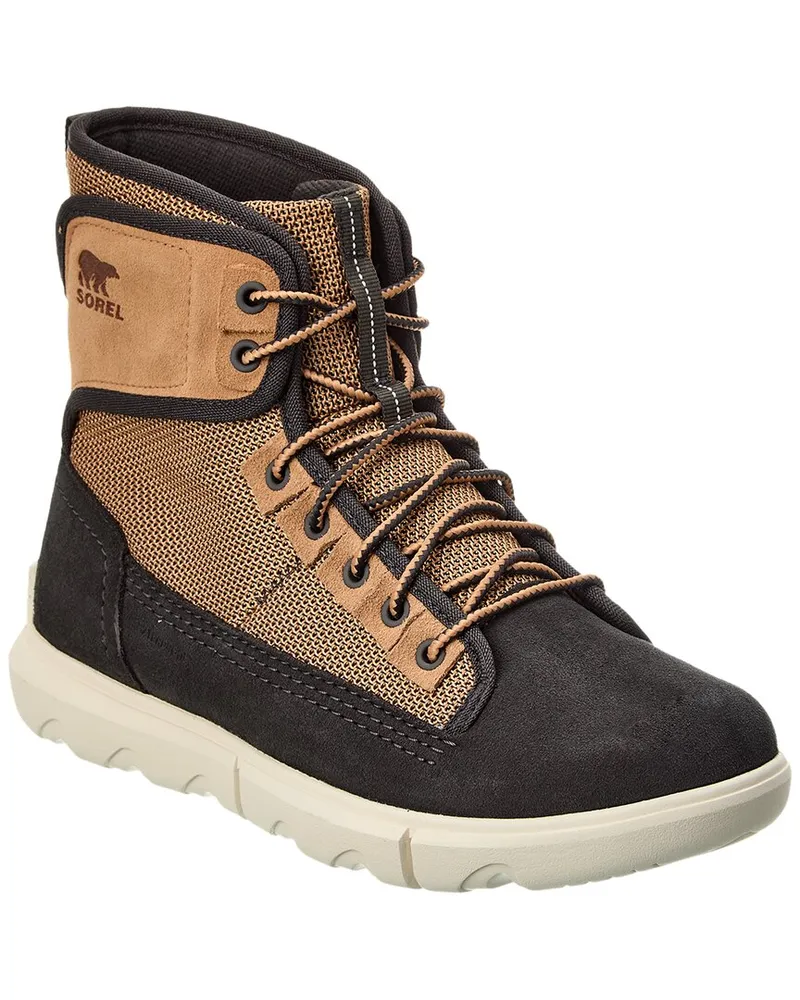 Sorel Explorer Mission Waterproof Suede & Mesh Boot Brown