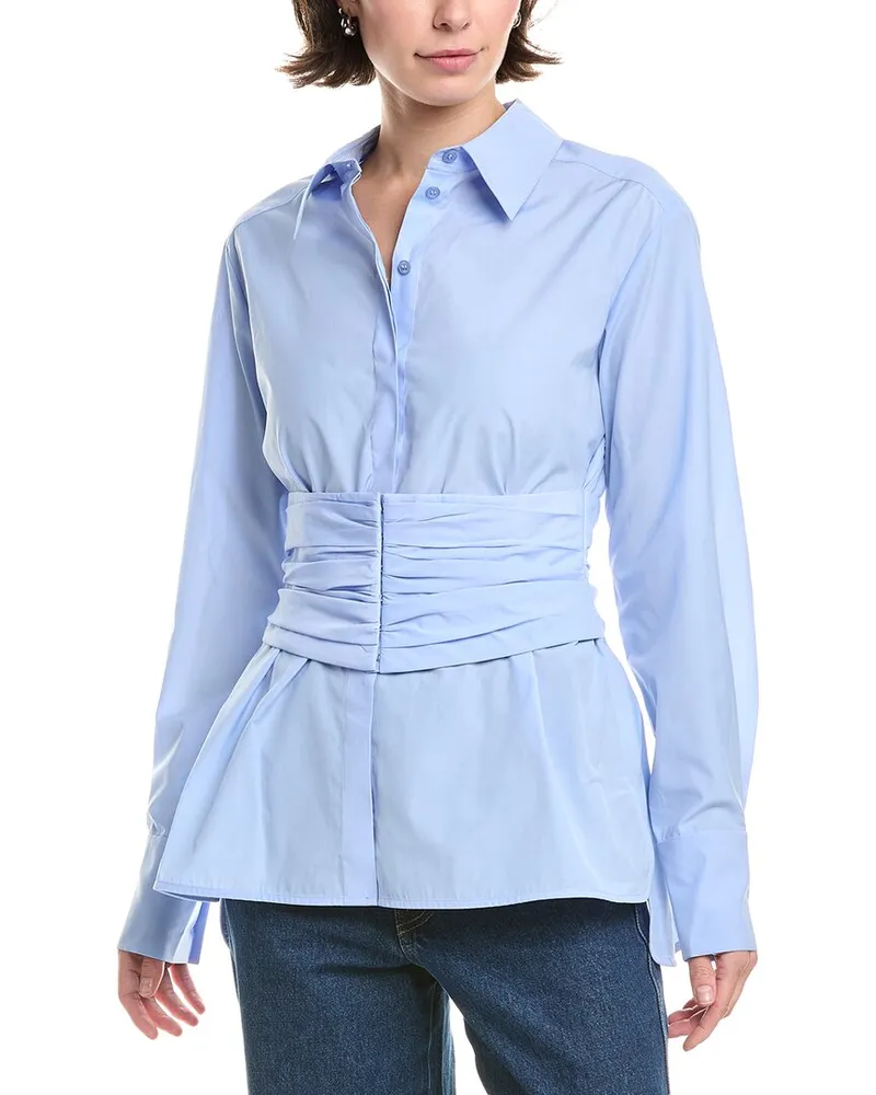 Rebecca Taylor Button Shirt Blue