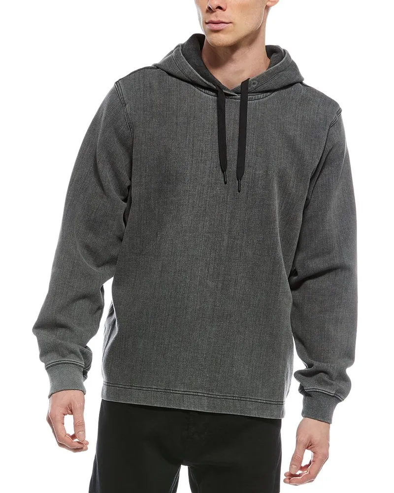 Rag & Bone Stride Relaxed Hoodie Grey