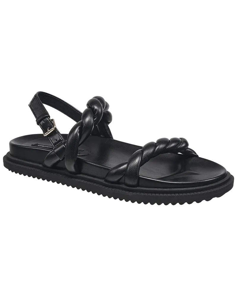 French Connection Brieanne Leather Sandal Black