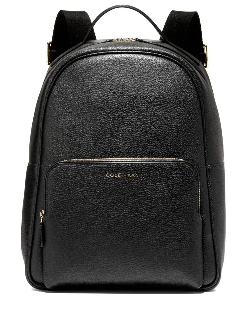 COLE HAAN Delancey Leather Backpack Black