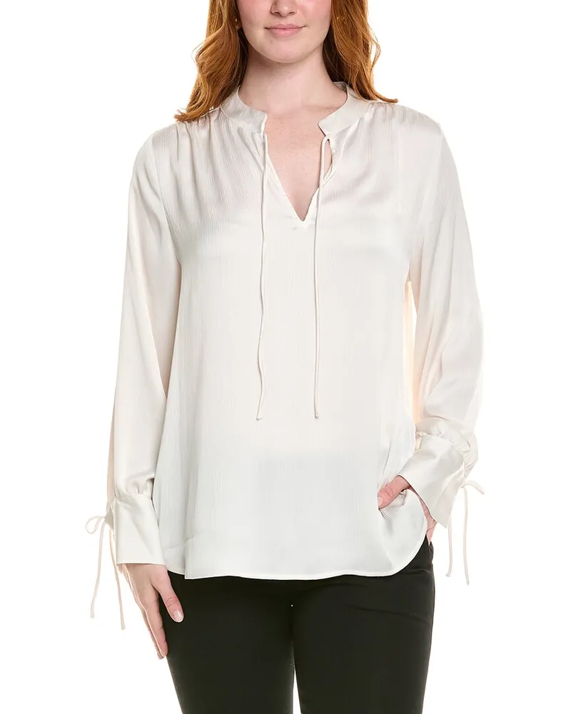 Anne Klein Plus Blouse White