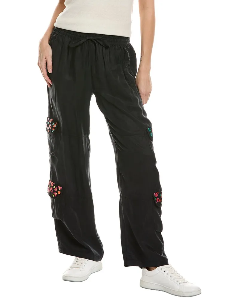 Johnny Was Petite Phillis Crochet Pant Nocolor