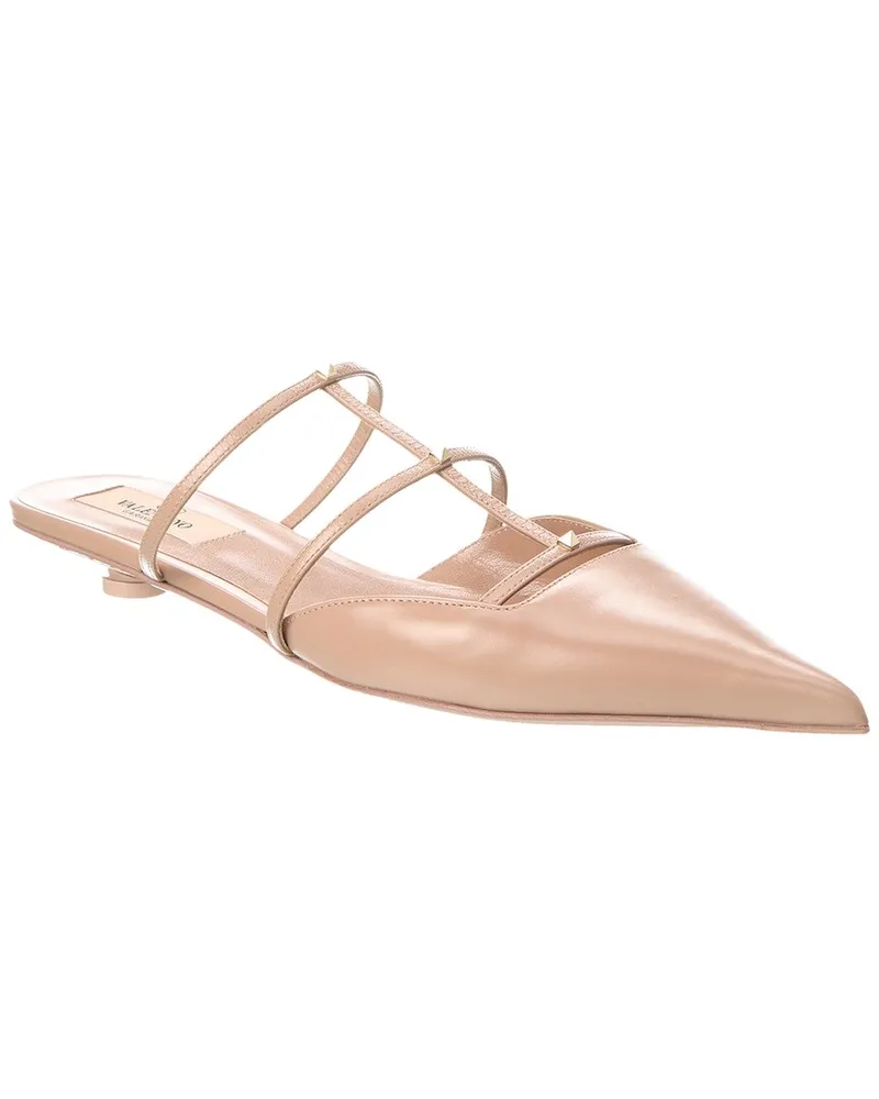Valentino Garavani Rockstud 20 Leather Mule Pink