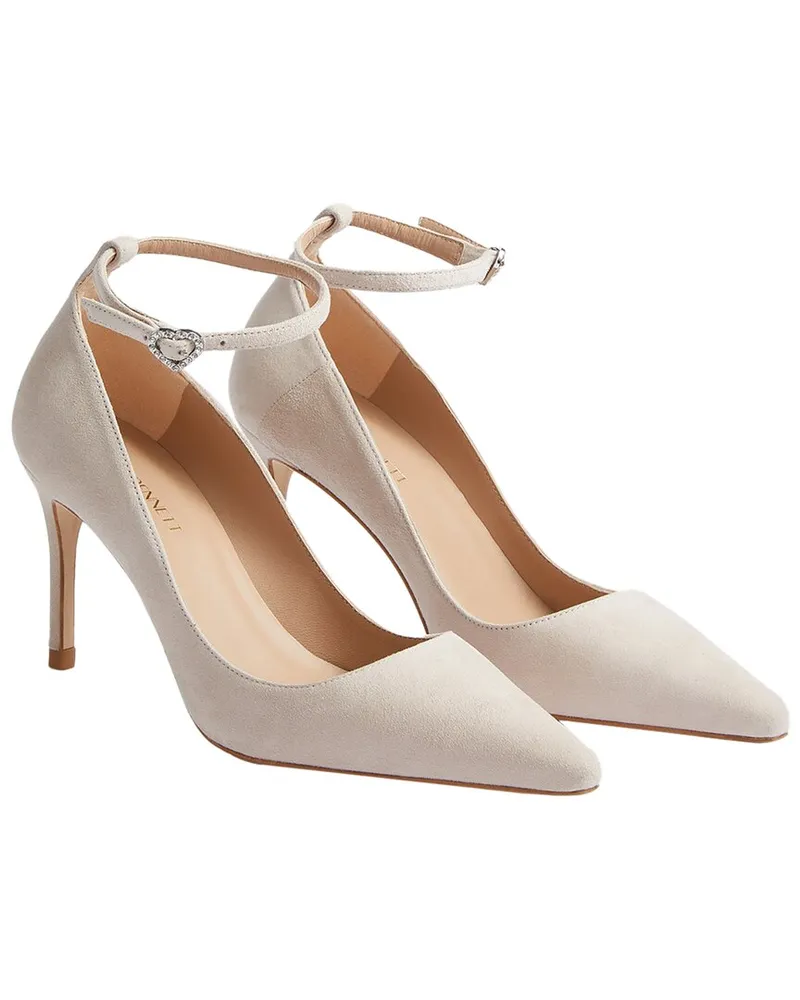 L.K.Bennett  Catelyn Kid Suede Closed Courts Pink