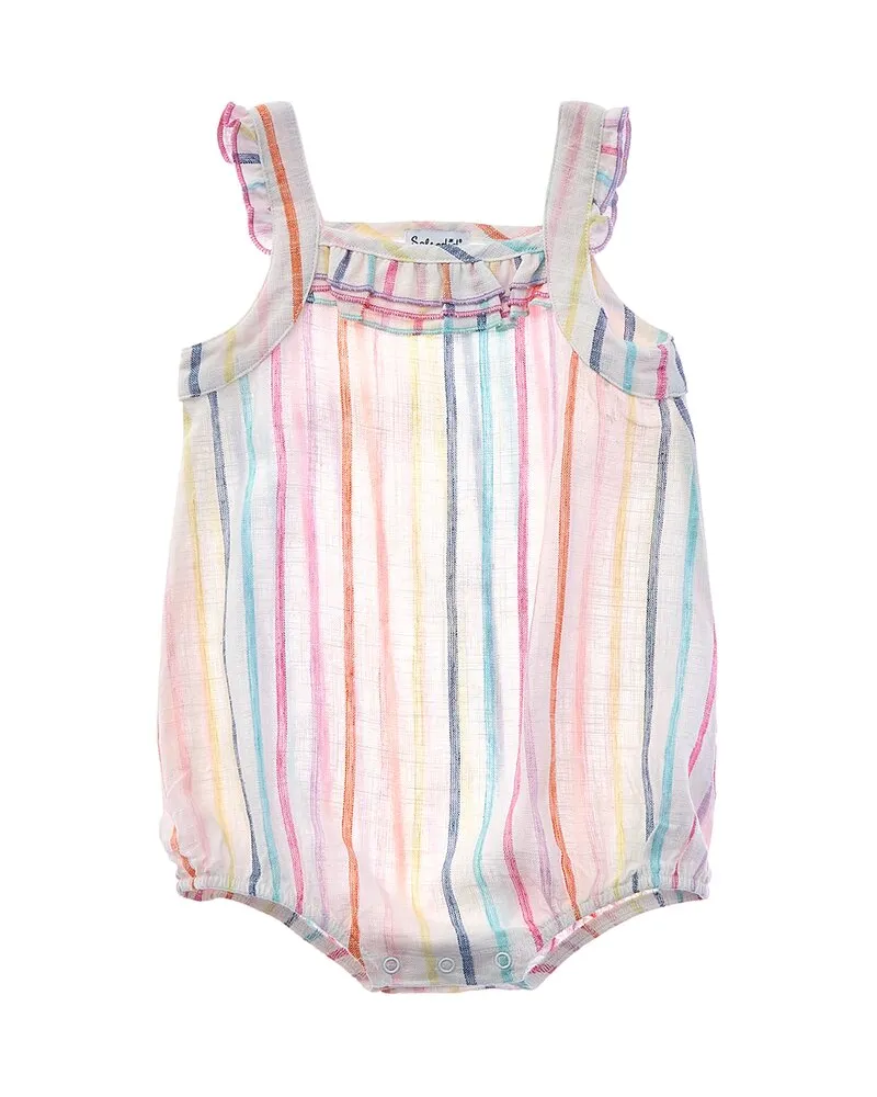 Splendid Venice Beach Linen-Blend Bodysuit White