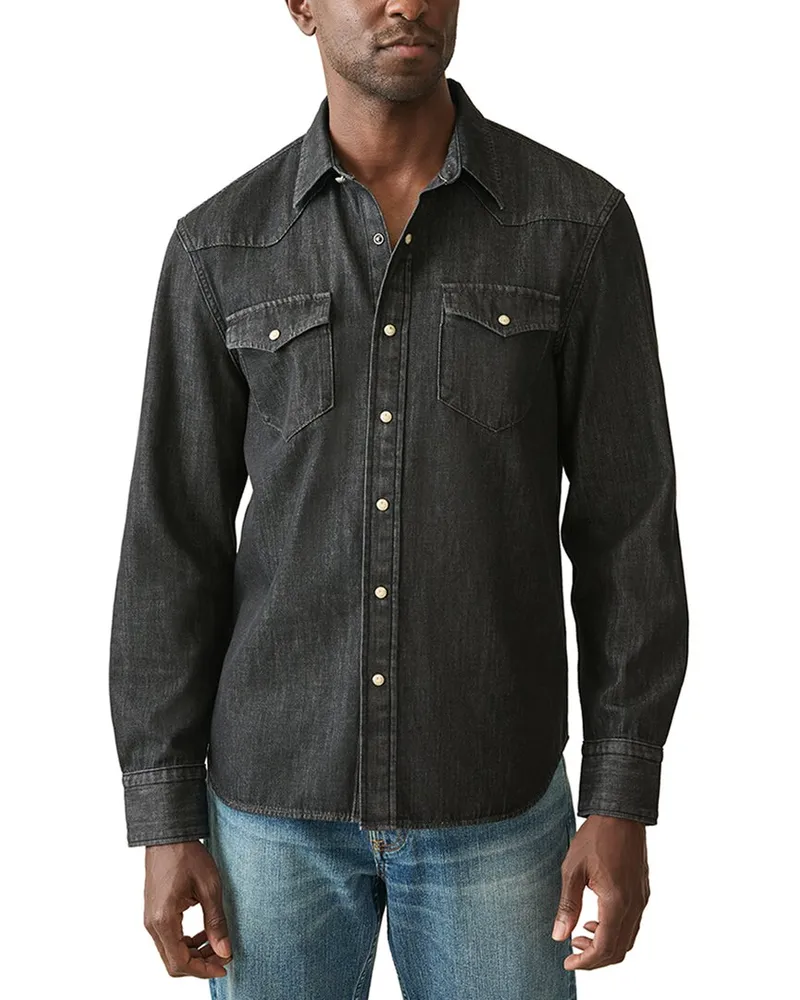 Faherty The Western Shirt Black