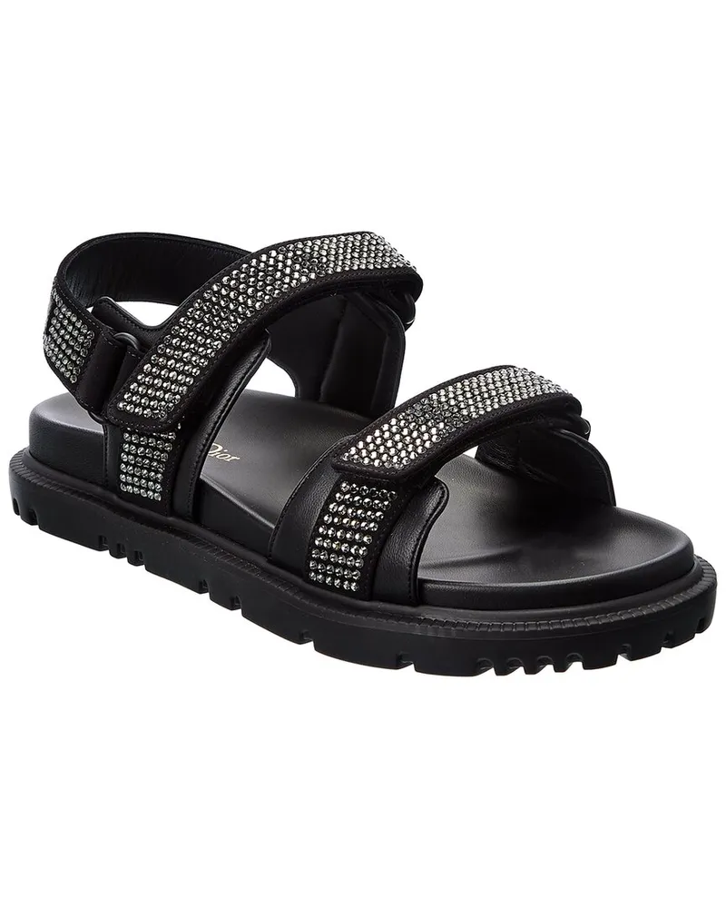 Dior Dioract Leather Sandal Black