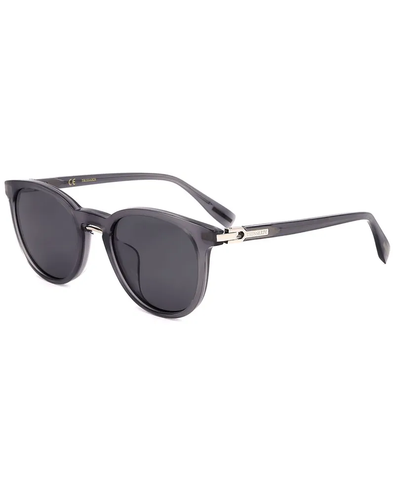 Trussardi Men's STR408F 6A7P 51mm Sunglasses Grey